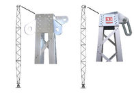 Lega di alluminio Gin Pole Tower Erection Tools elettrico