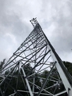 ASTM123 ha galvanizzato la torre d'acciaio della grata di distribuzione di energia 110KV