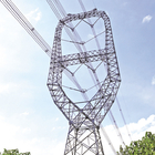 110KV 132KV ha galvanizzato la torre di Angel Steel Lattice Transmission Line