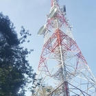 torre d'acciaio della grata GSM di telecomunicazione autosufficiente di 76m
