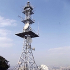 Torre d'acciaio autosufficiente del sito delle cellule delle Telecomunicazioni di Q235 Q345 per la trasmissione del segnale