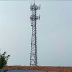 HDG torre di antenna d'acciaio tubolare fornita di gambe di 3/4 Telecomunicazioni