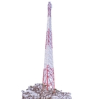 4 radio d'acciaio galvanizzata fornita di gambe Wifi GSM di comunicazione della torre di angolo di ASTM A123
