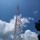 torre d'acciaio galvanizzata immersa calda Q345 di telecomunicazione di 60m