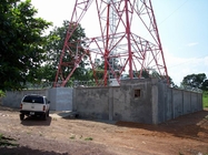 Torre di antenna d'acciaio di GSM Sst Q355B mobile angolare a quattro zampe
