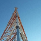 La torre unipolare d'acciaio del triangolo mobile di WiFi ha galvanizzato autosufficiente