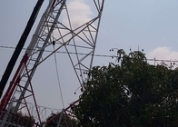 Elettricità dell'acciaio Q235B della torre della grata di telecomunicazione di GSM autosufficiente