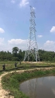 Linea elettrico a quattro zampe di Transimission di progetto del sito della torre d'acciaio