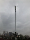 Torre unipolare d'acciaio di telecomunicazione con la immersione calda galvanizzata