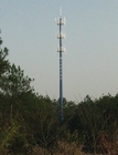 Torre unipolare d'acciaio dell'antenna di GSM delle Telecomunicazioni con galvanizzato