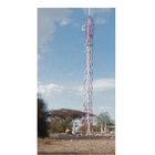 La torre d'acciaio del tetto di Q345 Q235 per la immersione calda della telecomunicazione ha galvanizzato