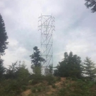 Torre tubolare d'acciaio galvanizzata della immersione calda per la telecomunicazione