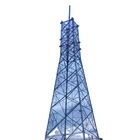 Torre tubolare d'acciaio di telecomunicazione con la immersione calda galvanizzata