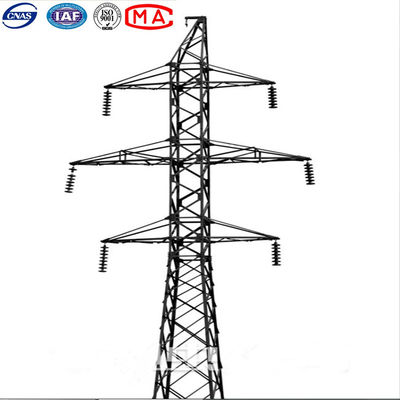 linea di trasmissione sopraelevata 11kv torri elettriche d'acciaio di Q235B