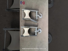 blocchetto di Pulley Stringing Roller del conduttore di cavo aereo di 80mm per la linea sopraelevata