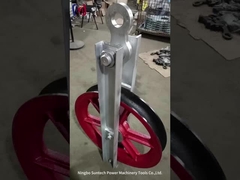 Singolo conduttore di nylon Pulley Stringing Blocks della ruota per la linea di trasmissione