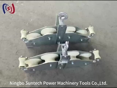 Blocco di puleggia per cavi a fibra ottica 10KN OPGW Quadrante Blocco Combinato Tipo SHZHD10