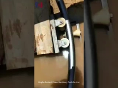 Rulli di cavi a terra a tripla puleggia 10KN per lavori di costruzione di linee di trasmissione