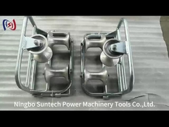 Rulli di trazione di cavi a tre angoli di 140 mm con ruote in lega di alluminio