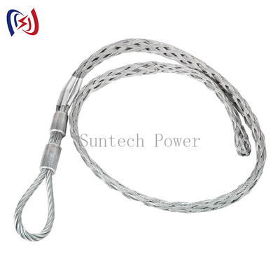 qualità  80kn Wire Rope Pulling Conductor ACSR Cable Mesh Socks fabbrica