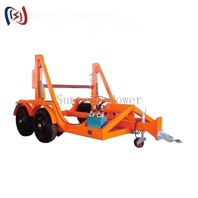 qualità  Heavy Duty Cable Reel Trailer 20T Capacity for Industrial Transport fabbrica
