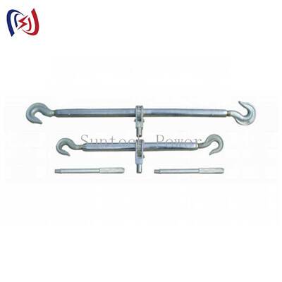 Qualità  Dual Hook Steel Turnbuckle 5-100KN Conductor Stringing Tools Galvanized fabbrica
