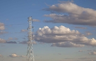 Torre d'acciaio galvanizzata del trasporto di energia di Q345B A572