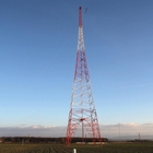 Torre tubolare dell'acciaio di telecomunicazione Q235B Q355B di HDG