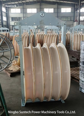 1160 mm Grande diametro conduttore Cavo tirante puleggia Stringing Block MC Nylon Block
