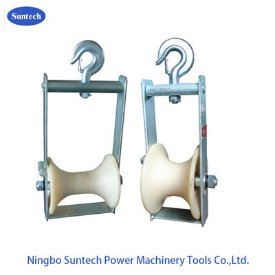 blocchetto di Pulley Stringing Roller del conduttore di cavo aereo di 80mm per la linea sopraelevata