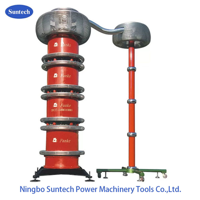 Sistema di prova di risonanza AC verticale Tester ad alta tensione AC con frequenza variabile