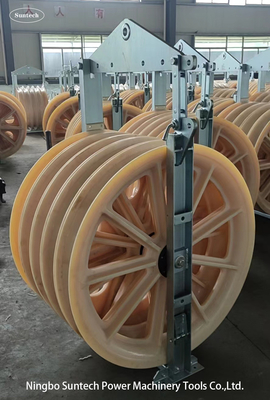 Trasmissione ruota di nylon conduttore confezionato blocchi di stringa puleggia