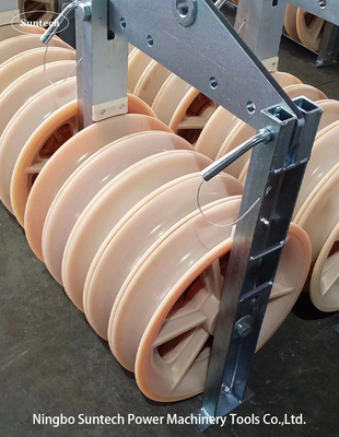 pilota Wire Rope Condutor dei covoni di 660mm Nylone che mette insieme il paranco differenziale