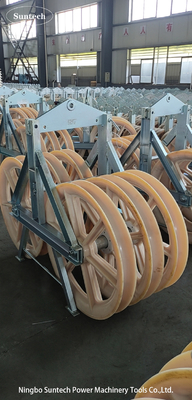 Linea di trasmissione di costruzione Cable di fusoliera di acciaio conduttore di stringa Blocco di puleggia