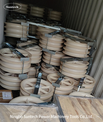 916mm ACSR MC Nylon Conduttore Fune Metallica Tesatura Puleggia Blocchi