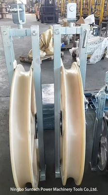 916X110mm 5 pulegge ACSR 720 Blocchi di tesatura della linea di trasmissione