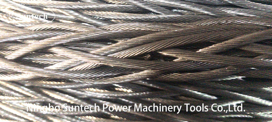1960N/mm2 ha intrecciato la costruzione d'acciaio galvanizzata di potere di Wire Rope For del pilota del centro