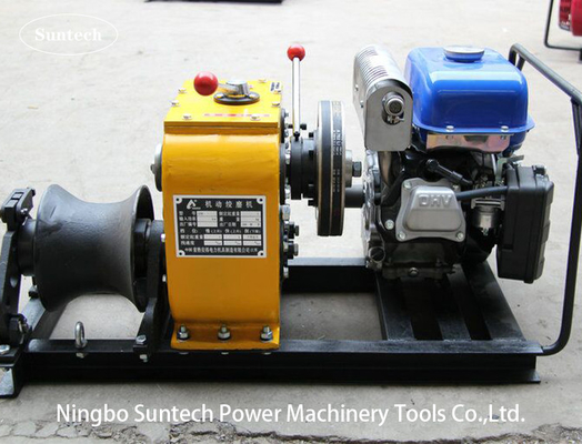Posizionamento accurato di Cable Winch Puller del modello di 30KN SFJ con il motore a benzina
