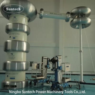 Sistemi di prova di alta tensione di 600 KV PD gratuiti, apparecchiature di misurazione delle scariche parziali