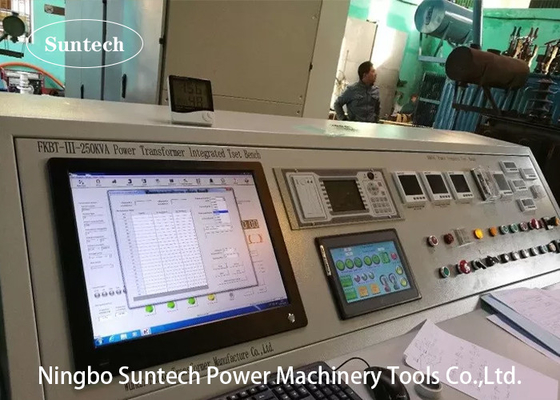 banco di prova del trasformatore integrato automatico completo, sistema di prova del trasformatore di potenza