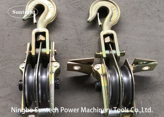 Due tipo aperto conduttore Stringing Tools del paranco differenziale del gancio 30kN