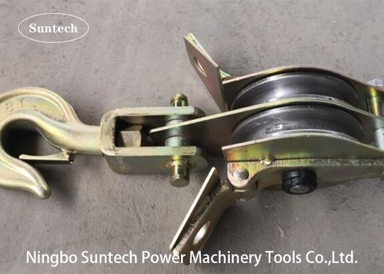 Due tipo aperto conduttore Stringing Tools del paranco differenziale del gancio 30kN