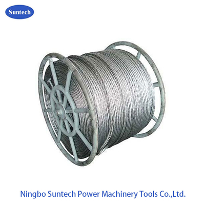 Linea di trasmissione anti corda galvanizzata intrecciata di torsione di Steel Pilot Wire del conduttore