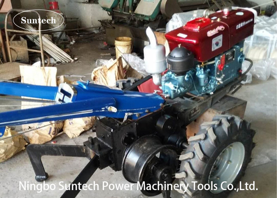 Doppio argano elettrico del trattore di posa di un cavo del compatto 15HP del tamburo