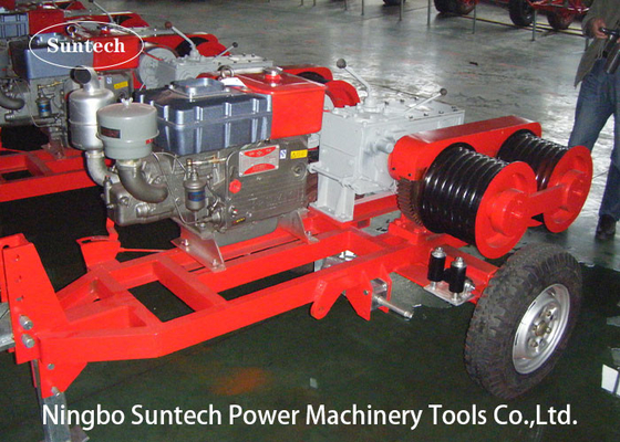 Motore 5 Ton Double Capstan Winch Cable di Honda che tira macchina per la costruzione di potere