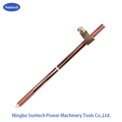 Terra d'acciaio placcata Rod For Power Line del rame M16