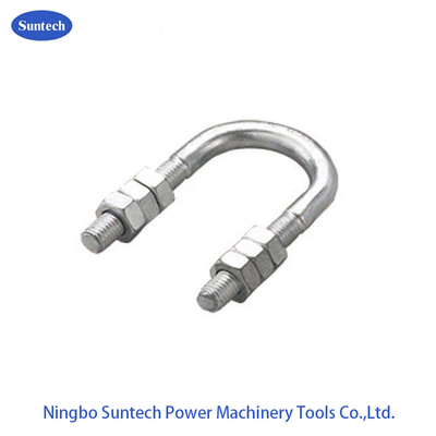 Linea elettrica acciaio al carbonio di M6 M8 M10 M12 M16 M20 M24 U Bolt con la rondella ed il dado