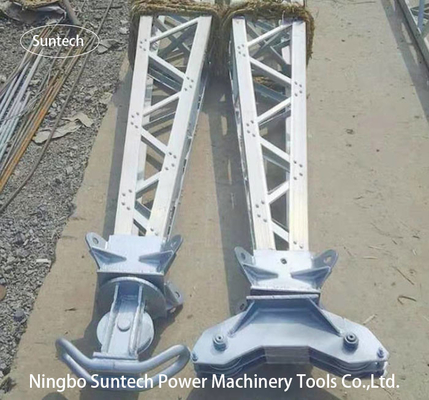 Lega di alluminio Gin Pole Tower Erection Tools elettrico