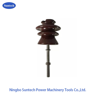 Pin High Voltage Porcelain Insulators lustrato 11KV P - 11 - Y