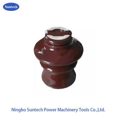 Pin High Voltage Porcelain Insulators lustrato 11KV P - 11 - Y